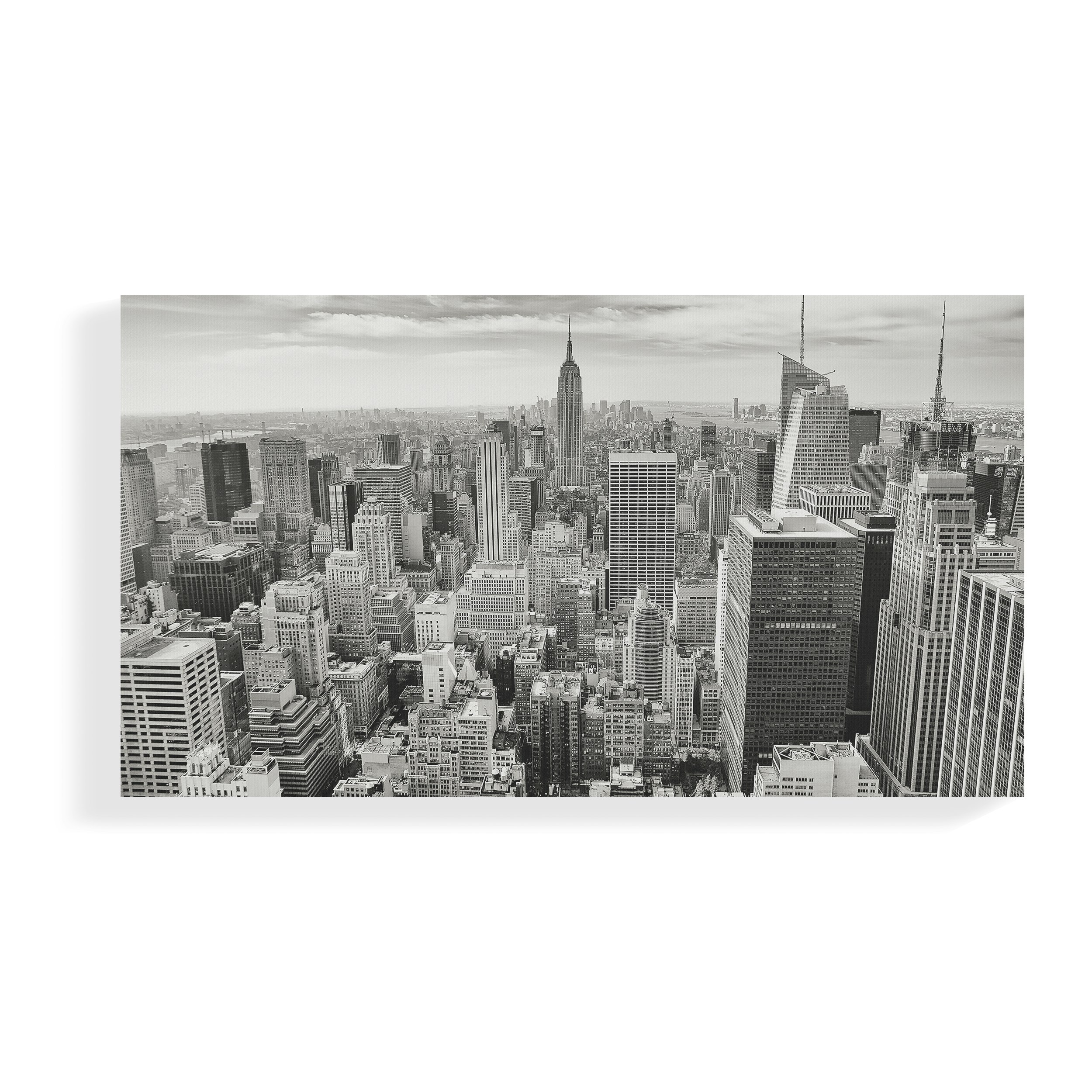 Cityscape Art Print on Stretched Canvas 90cm by 50cm New York, Canvas