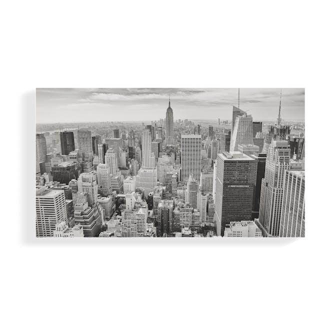 Cityscape Art Print on Stretched Canvas 90cm by 50cm - New York - 0