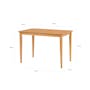 Charmant Dining Table 1.1m - Natural - 6