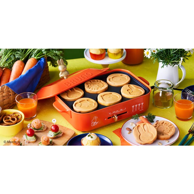 BRUNO x Miffy Exclusive Bundle - Compact Hotplate + Single Grill Sand Maker - 1