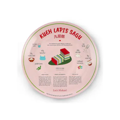 Recipe Plate - Lapis Sagu