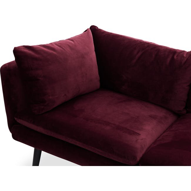 (As-is) Sable 3 Seater Sofa - Ruby (Velvet) - 1 - 15