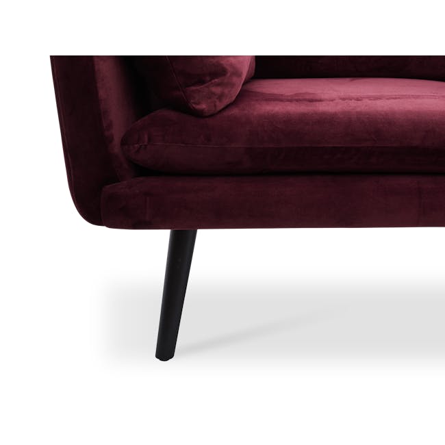 (As-is) Sable 3 Seater Sofa - Ruby (Velvet) - 1 - 16