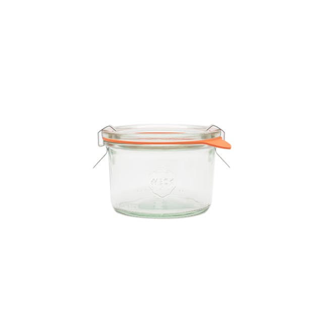 Weck Jar Mold with Glass Lid and Rubber Seal (7 Sizes) - 7