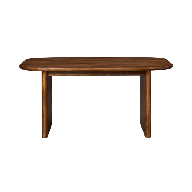 Nuvia Dining Table 1.6m with Nuvia Bench 1.5m and 2 Nuvia Dining Chairs - 12