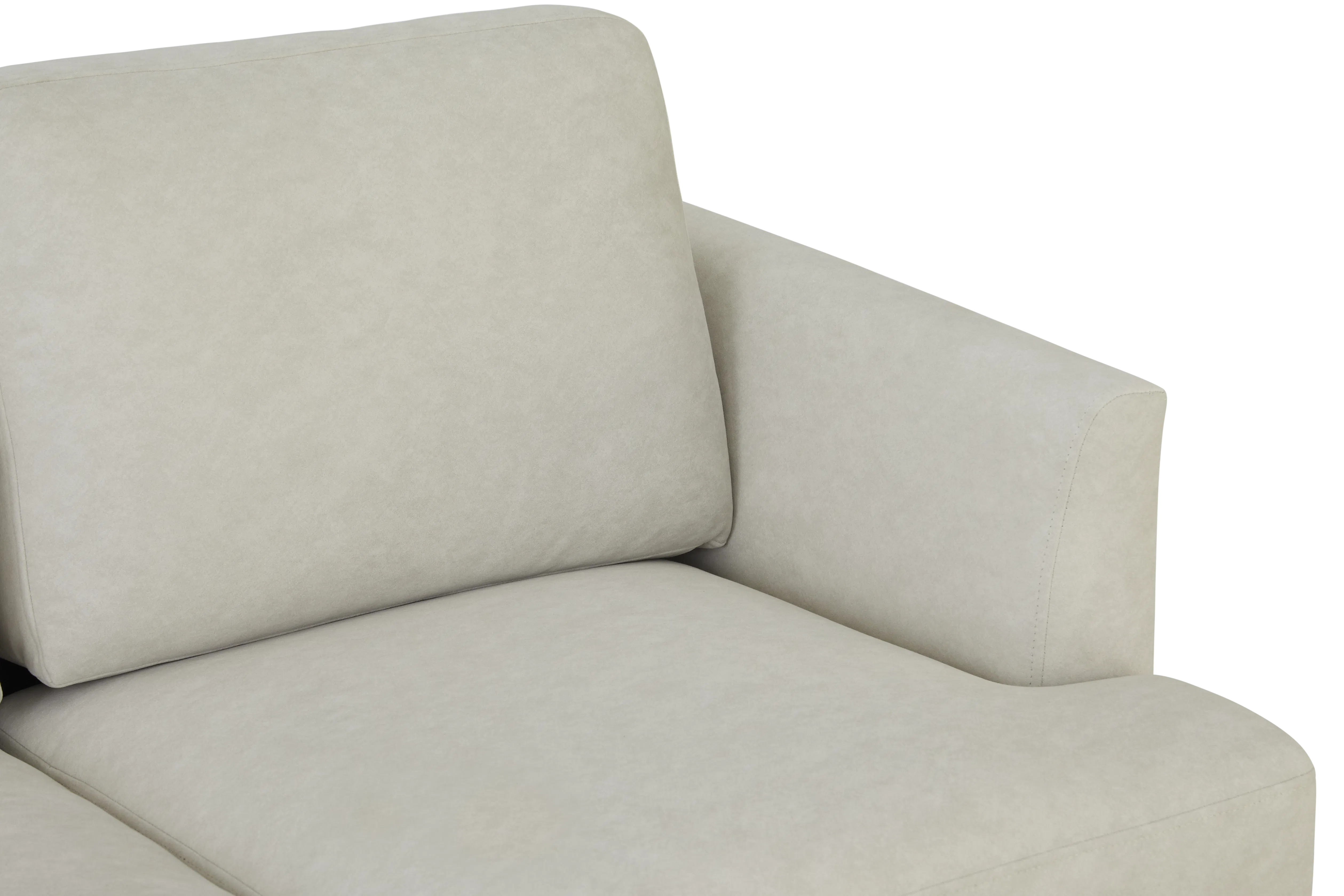 Soma 2 Seater Sofa with Soma Armchair - Sandstorm (Scratch Resistant) - 7