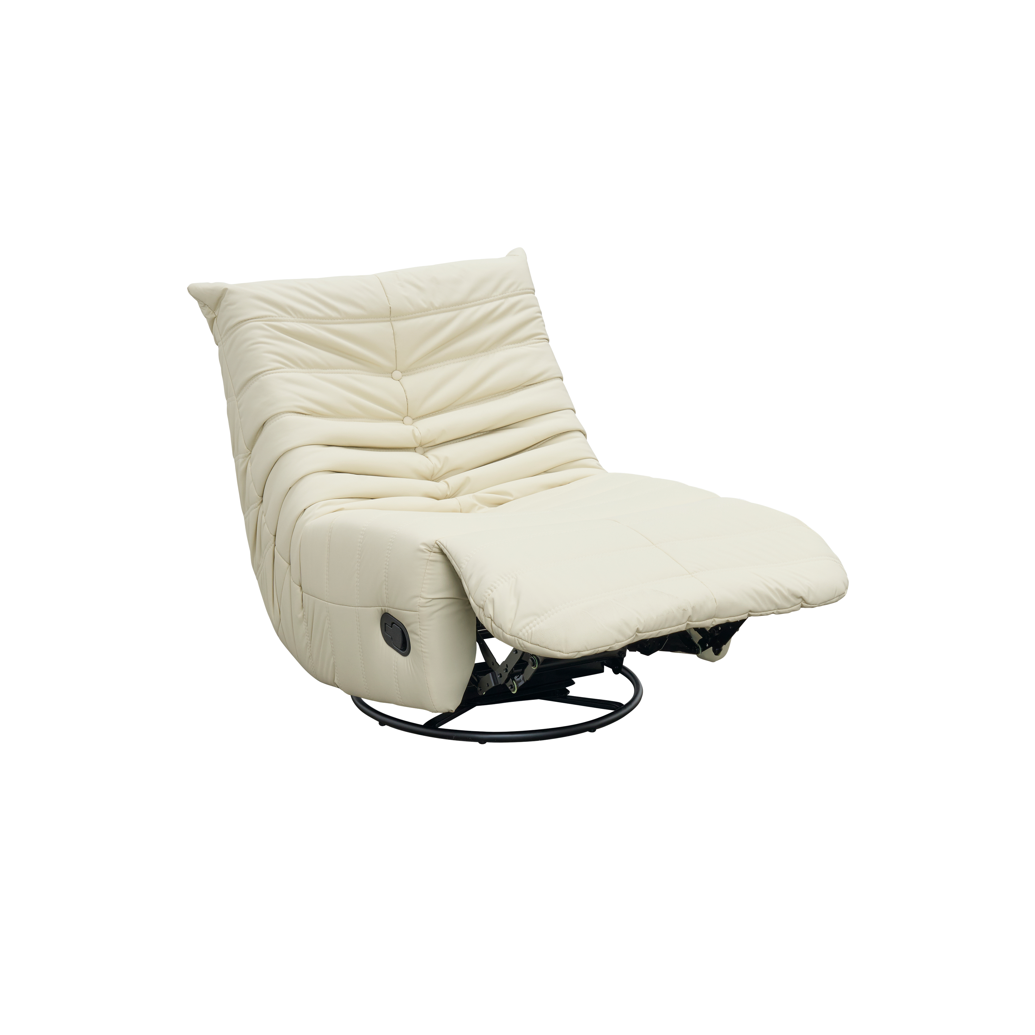 Howard Rocking Manual Recliner Swivel Lounge Chair - Beige (Pet Friendly)