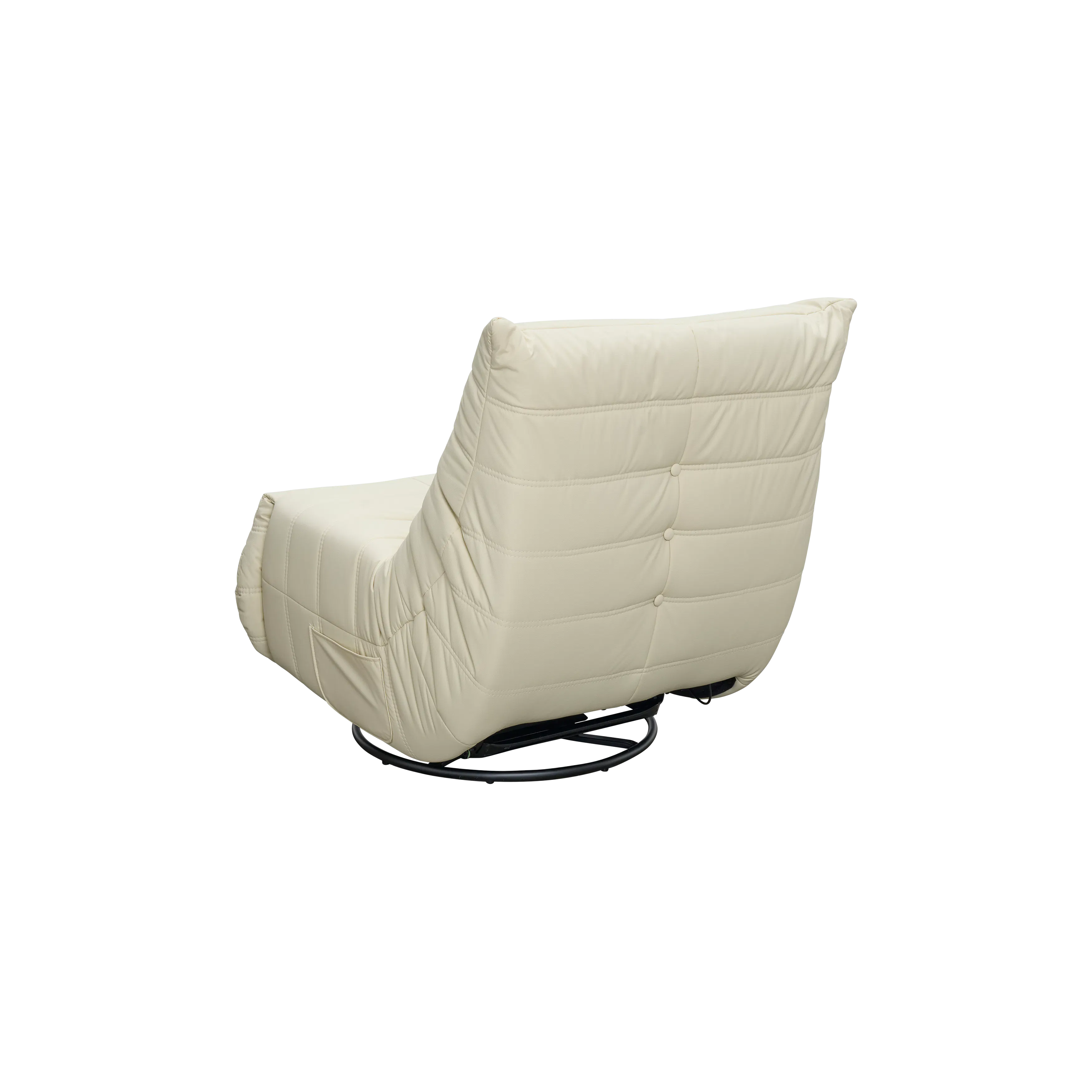 Howard Rocking Manual Recliner Swivel Lounge Chair - Beige (Pet Friendly) - 11