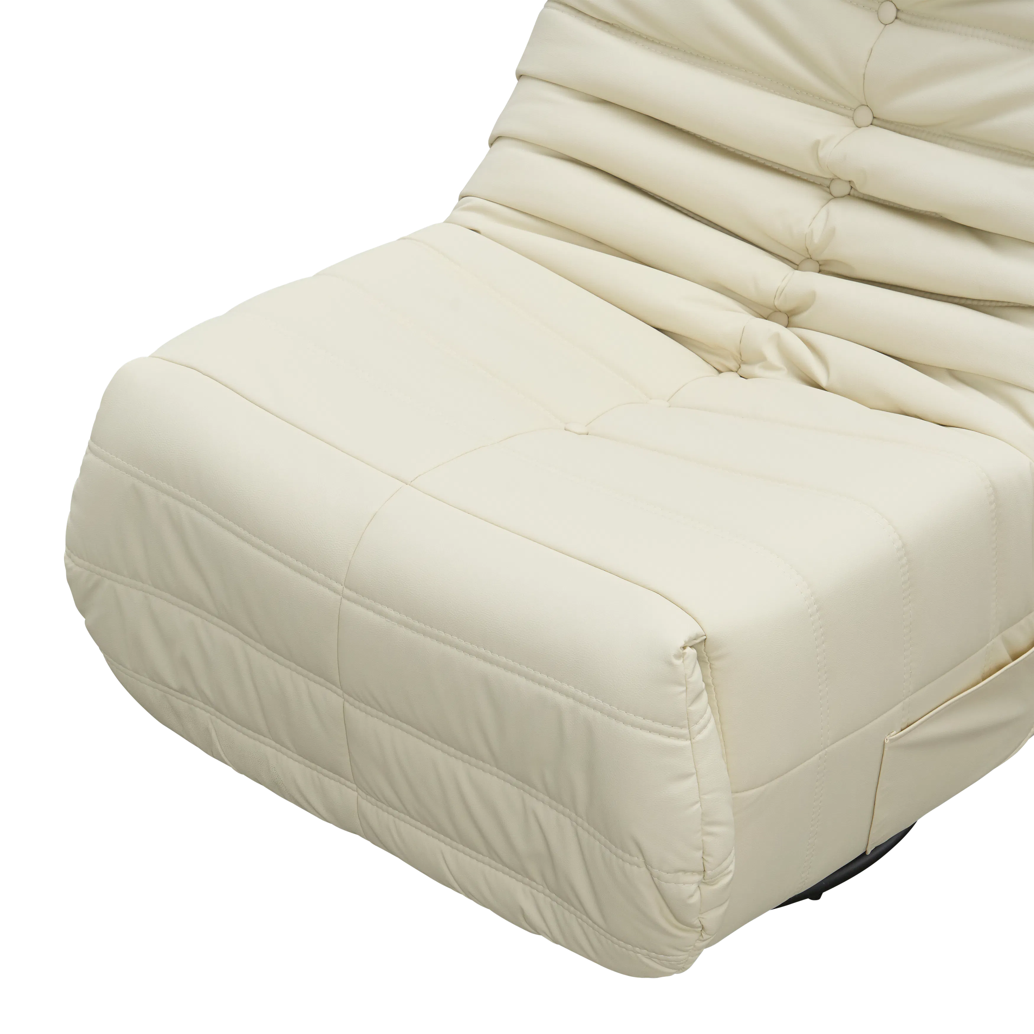 Howard Rocking Manual Recliner Swivel Lounge Chair - Beige (Pet Friendly) - 10
