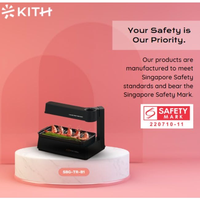 KITH Smokeless Mini BBQ Grill (Touch Control) - 8