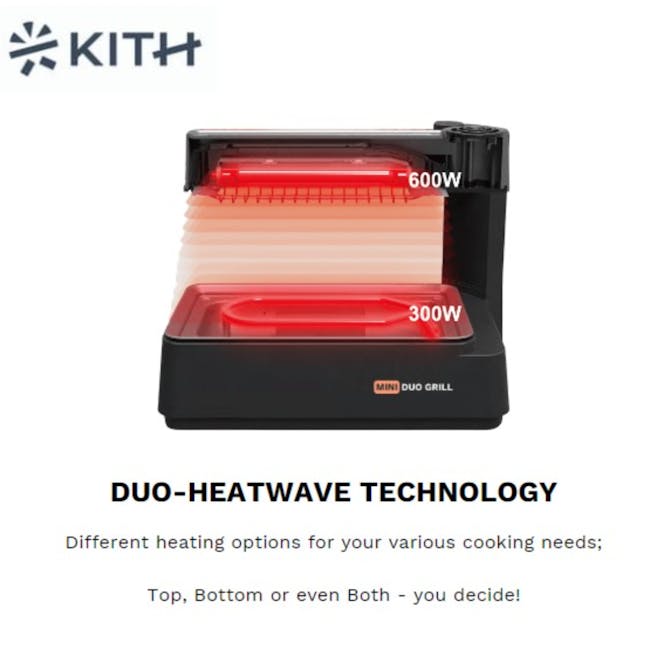 KITH Smokeless Mini BBQ Grill (Touch Control) - 6