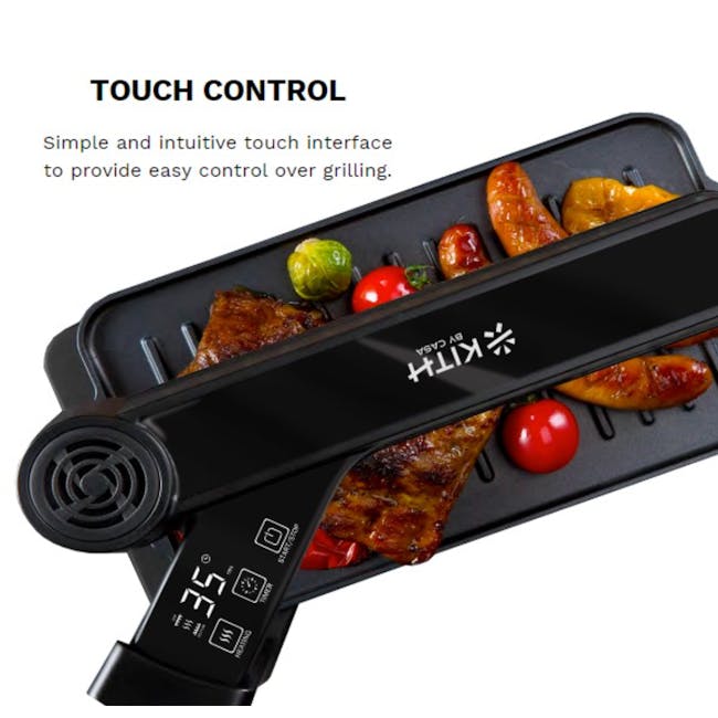 KITH Smokeless Mini BBQ Grill (Touch Control) - 4