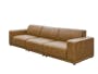 Milan 4 Seater Sofa - Tan (Faux Leather) - 2