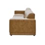 Milan 4 Seater Sofa - Tan (Faux Leather) - 3