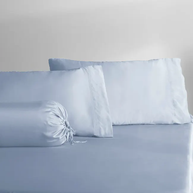 Robinsons Cool Bamboo Fitted Sheet Set Hotel Collection - Misty Teal (4 Sizes) - 9