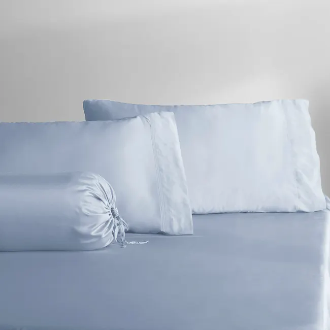 Robinsons Cool Bamboo Fitted Sheet Set Hotel Collection - Misty Teal (4 Sizes) - 9