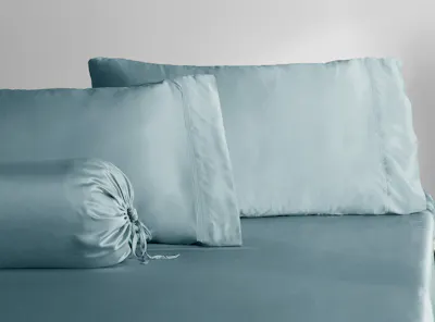 Robinsons Cool Bamboo Fitted Sheet Set Hotel Collection - Misty Teal (4 Sizes)