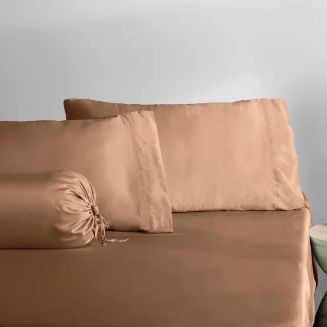 Robinsons Cool Bamboo Fitted Sheet Set Hotel Collection - Misty Teal (4 Sizes) - 5
