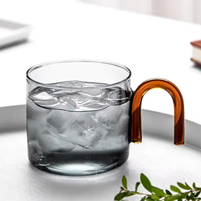Orno Glass Mug - Grey - 3