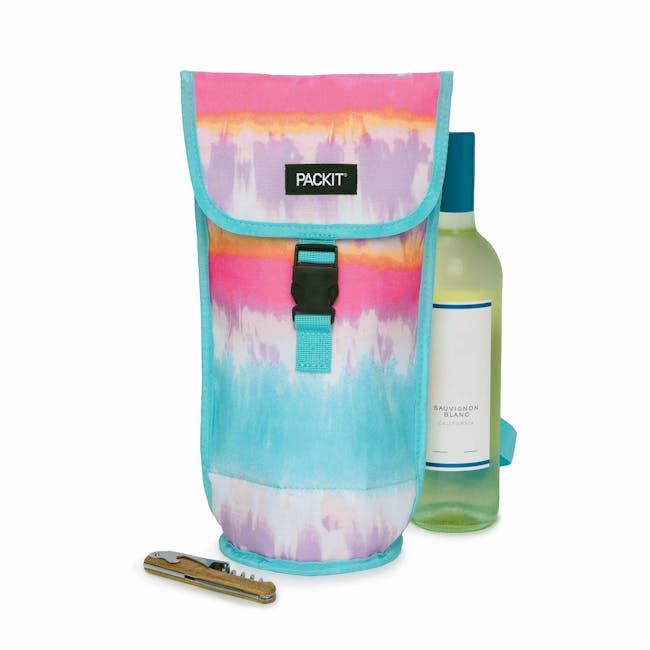 PackIt Napa Freezable Wine Cooler Bag - Tie Dye - 4