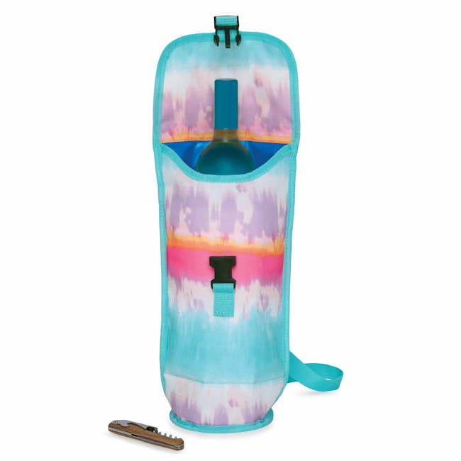 PackIt Napa Freezable Wine Cooler Bag - Tie Dye - 6