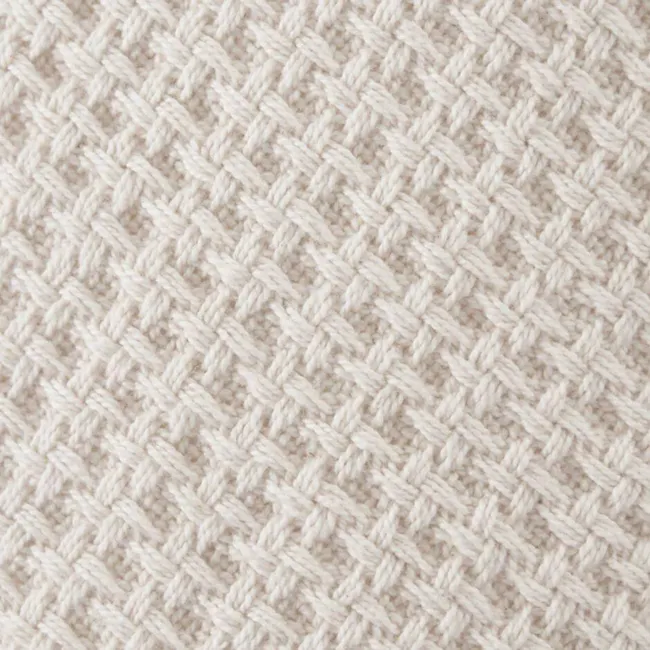 Theraline The Original Maternity and Nursing Pillow - Cream Fine Knit - 3 - Cream-colored, intricately woven fabric texture