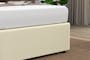 Excel Super Single Trundle Bed - Cream (Faux Leather) - 11