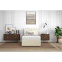 Excel Super Single Trundle Bed - Cream (Faux Leather) - 4