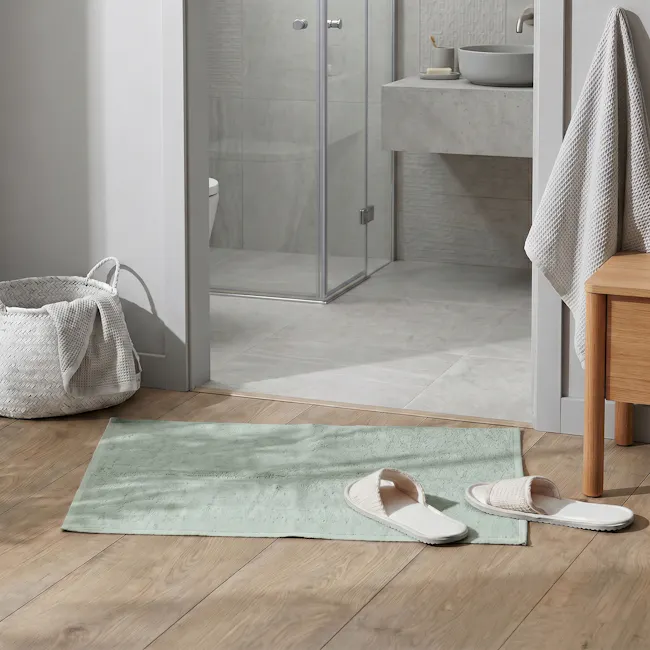 EVERYDAY 100% Cotton Bath Mat 70 x 50 cm - Fresh Mint - 2