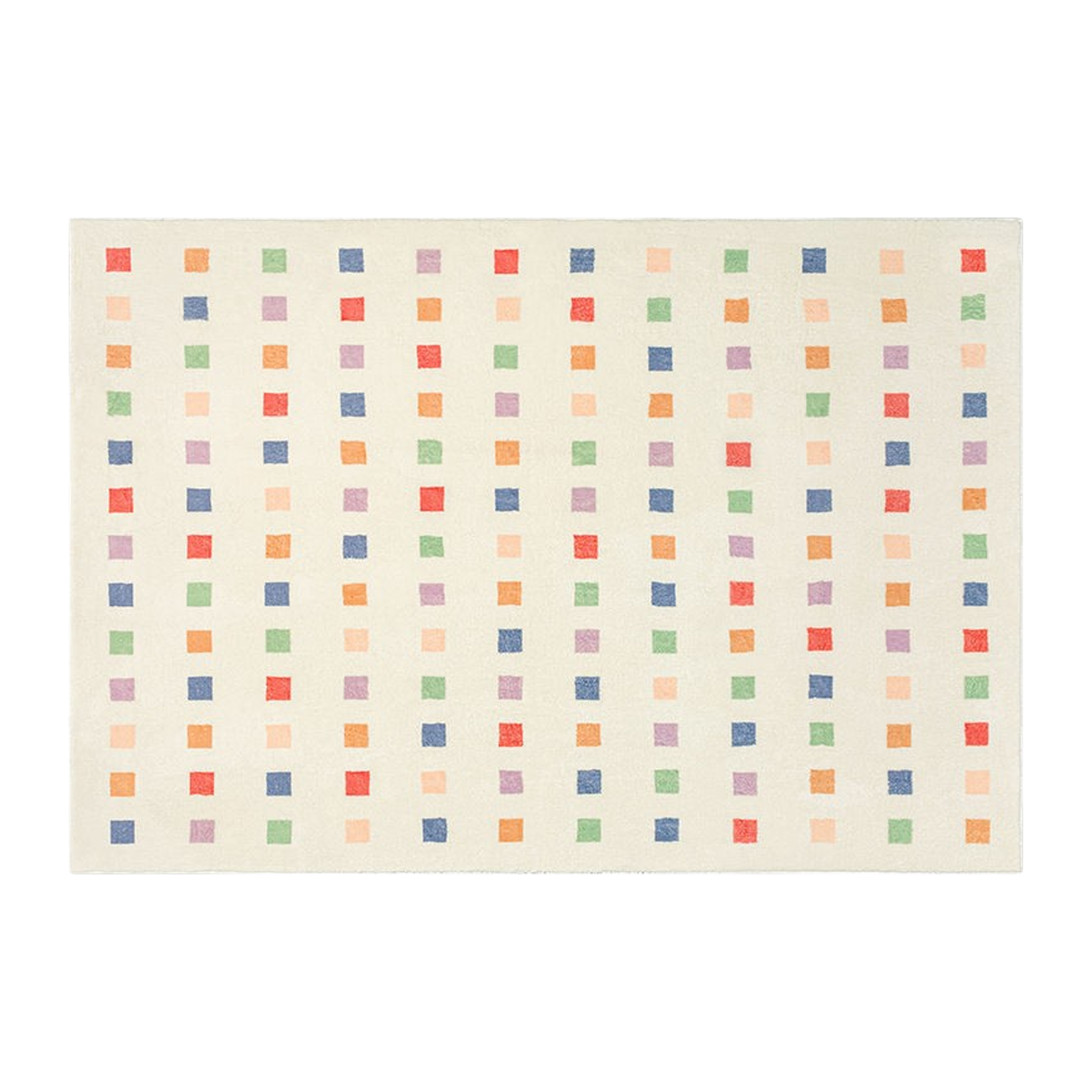 Piper Playful Squares Low Pile Rug - 120 x 200 cm