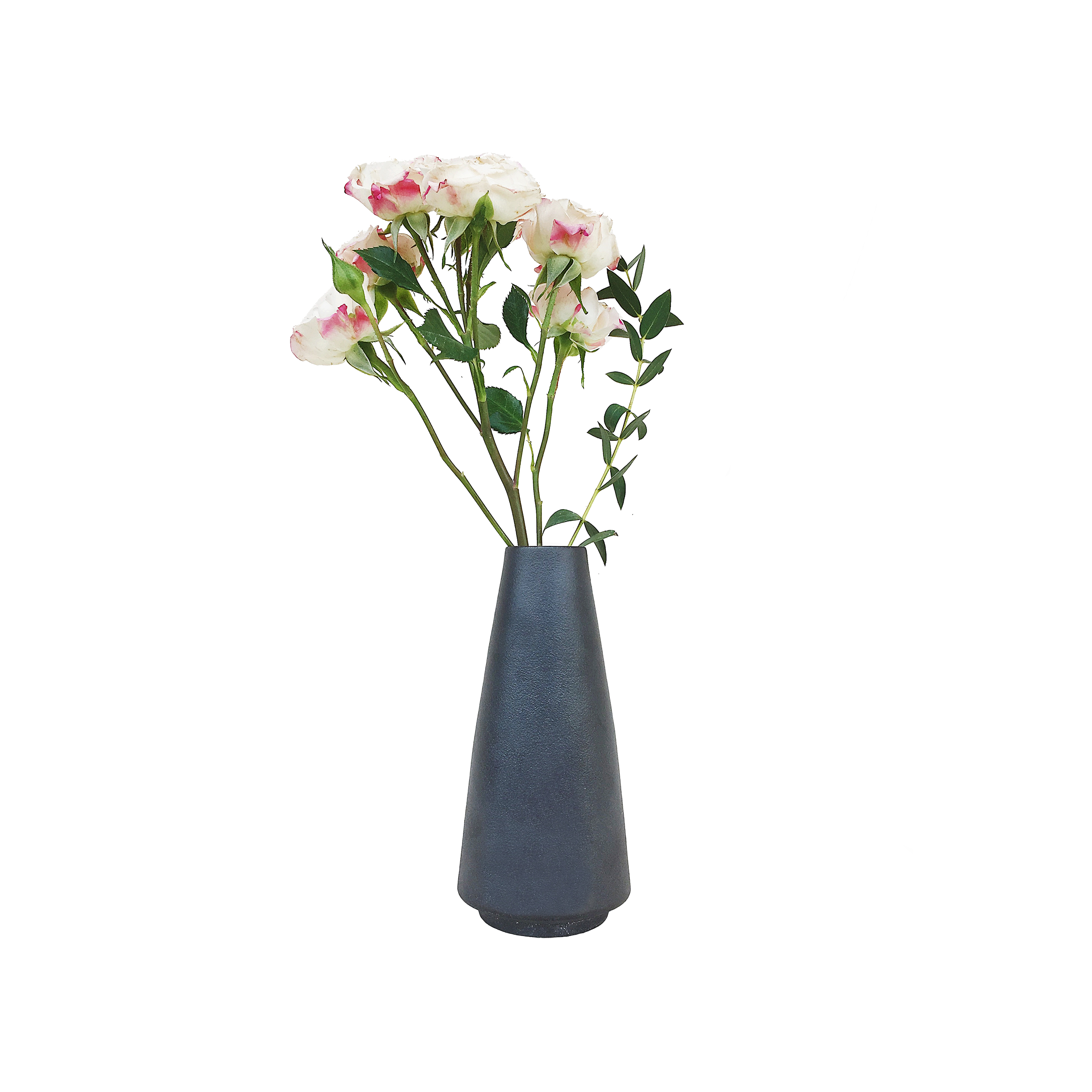 Nordic Matte Vase Tall Classic Cylinder White, oh!eaf HipVan