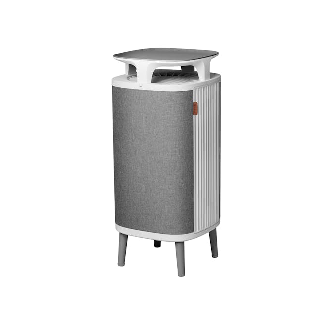 Blueair DustMagnet 5440i - 1 - Air purifier, modern design, gray fabric, cylindrical shape, ventilation system, adjustable