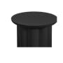 Aldo Concrete Round Side Table - Black - 1
