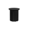 Aldo Concrete Round Side Table - Black