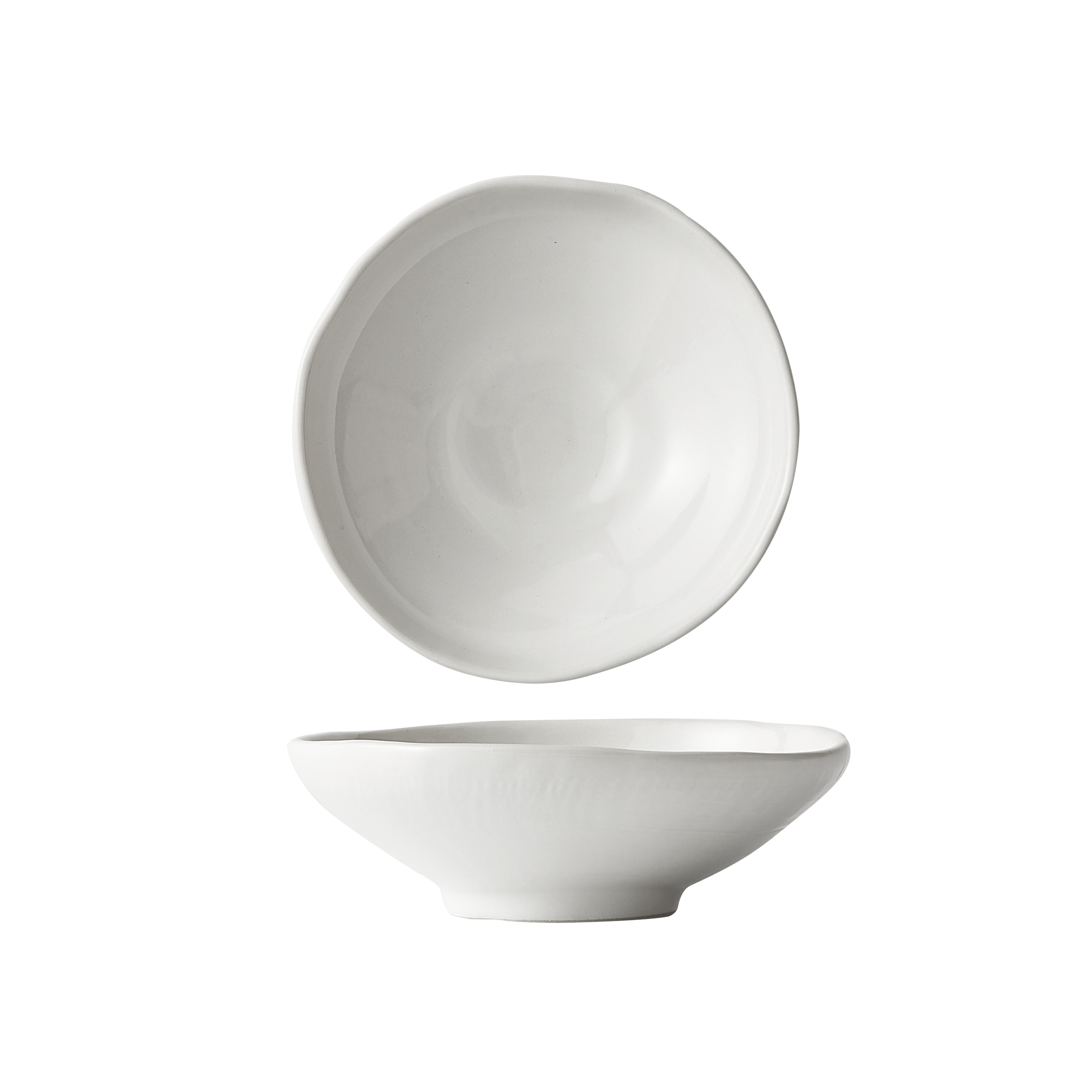 Luzerne Ripple 11cm Dish - White Dew