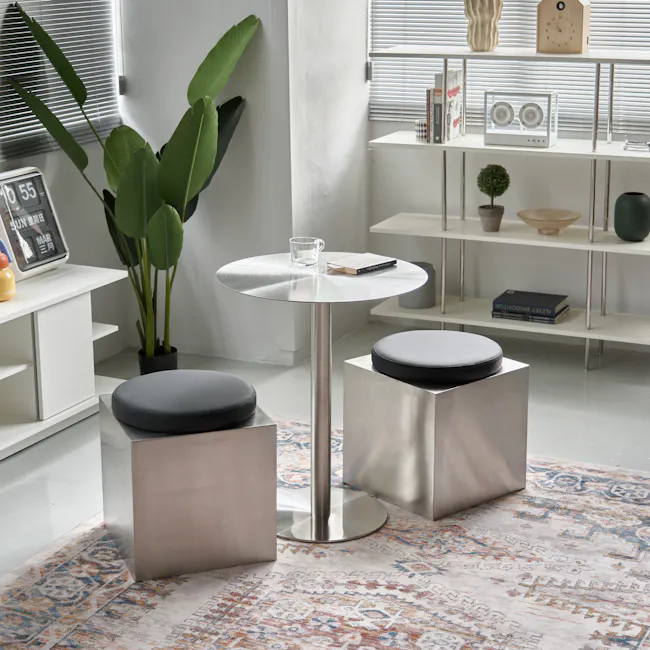 Somme Stool (Stainless Steel) - 2