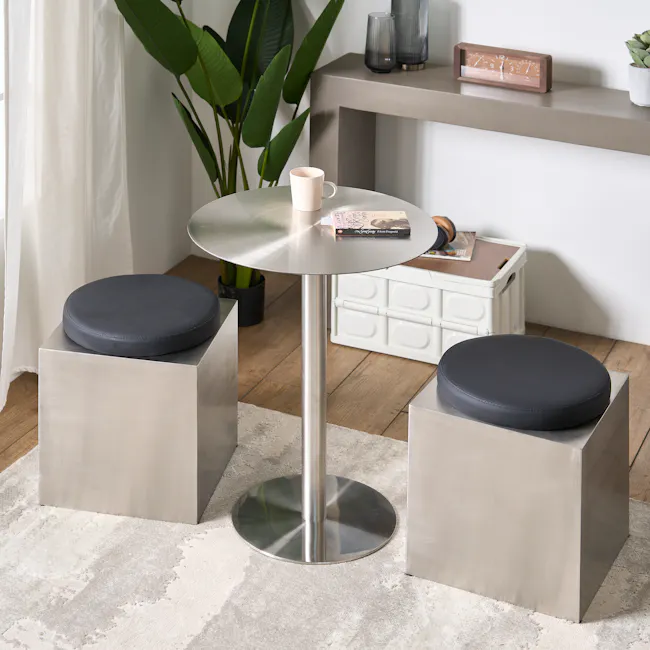 Somme Stool (Stainless Steel) - 4