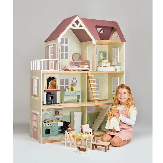 Tender Leaf Mulberry Mansions - 3 - dollhouse, doll, playset, toy house, dollhouse interior, dollhouse exterior, dollhouse