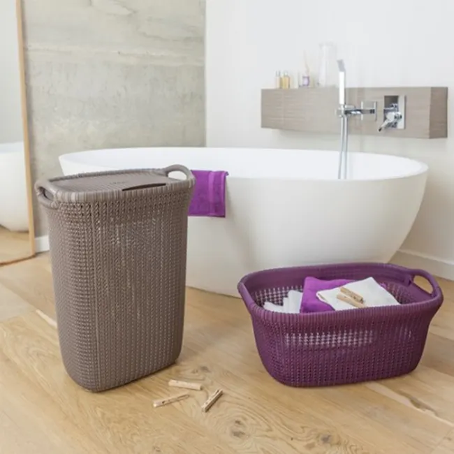 Curver Knit Laundry Basket 40L - TW Grayish - 3