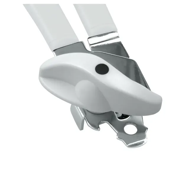 Metaltex Exodus Can Opener with Magnet - 3 - White ceiling fan blades, sleek design, modern aesthetic, ergonomic shape