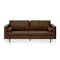 Nolan 3 Seater Sofa - Mocha Brown (Premium Aniline Leather)