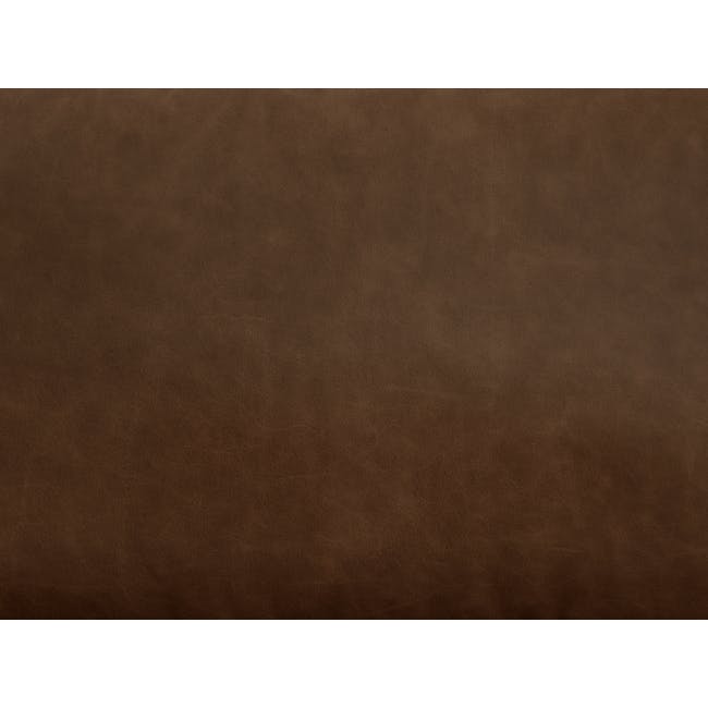 Nolan 3 Seater Sofa - Mocha Brown (Premium Aniline Leather) - 8