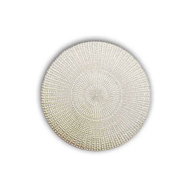 Dome Round Placemat - Gold - 0