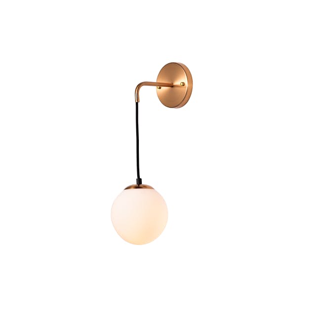 Quinn Globe Wall Lamp - Gold - 0