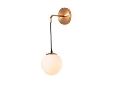 Quinn Globe Wall Lamp - Gold