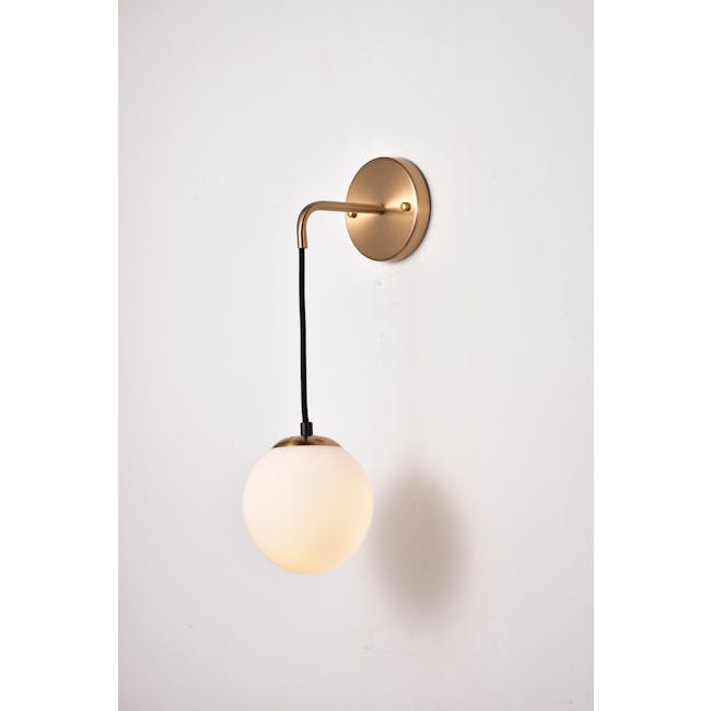 Quinn Globe Wall Lamp - Gold - 1