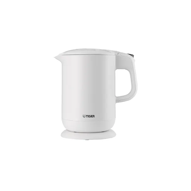 Tiger Electric Kettle with 5 Safe Features 1L (White) - 1