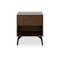 Addison Queen Platform Bed with 2 Addison Bedside Tables in Walnut - 11