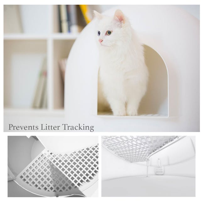 Pidan Igloo Cat Litter - White - 3