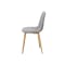 Charmant Dining Table 1.1m in Natural with 4 Fynn Dining Chairs in Beige and River Grey - 8